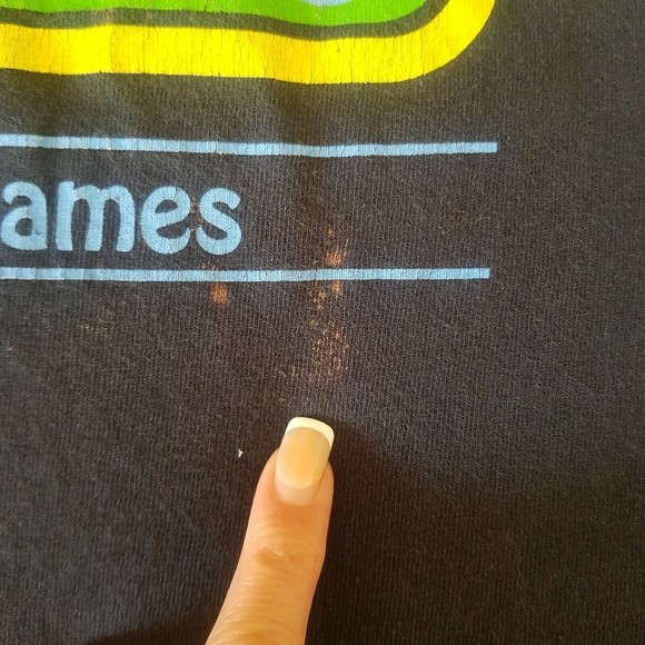 Hot Top T Shirt Sz Medium Black Graphic Cartoon Hobbies Games Gothic Grunge - Picture 10 of 12